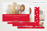"Just Be" - Retired Holiday Cards in Stocking by Lauren Chism - Back of Card