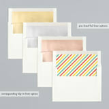 "Amazing Comic Book" - Retired Holiday Cards in Turquoise by Nam Bourassa - Envelope Liners