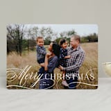 "Classical Christmas" - Retired Holiday Cards in Snow by Hooray Creative - Front