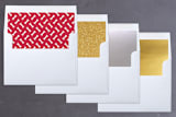 "barking great season" - Retired Holiday Cards in Red Apple by Lori James - Envelope Liners