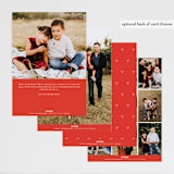 "notably merry" - Retired Holiday Cards in Cherry by lena barakat - Back of Card