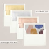 "hand-written holiday" - Retired Holiday Cards in Gingerbread by Lindsay Stetson Thompson - Envelope Liners