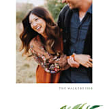 "Minimal Greenery" - Retired Holiday Cards in Pine by Monika Torun - Close-Up