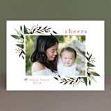 "VERDOR" - Retired Holiday Cards in Cardinal by Melanie Kosuge - Front