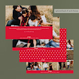 "VERDOR" - Retired Holiday Cards in Cardinal by Melanie Kosuge - Back of Card