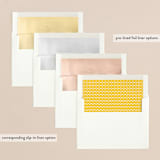 "Supreme Joy" - Retired Holiday Cards in Sunny by Michelle Taylor - Envelope Liners