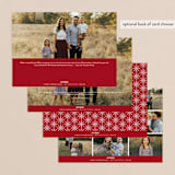 "Looking Good" - Retired Holiday Cards in Crimson by Kaydi Bishop - Back of Card