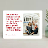 "You'd Better" - Retired Holiday Cards in Candy Cane by Brianne Larsen - Front