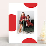 "holidots" - Retired Holiday Cards in Ruby by Sara Hicks Malone - Front