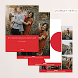 "holidots" - Retired Holiday Cards in Ruby by Sara Hicks Malone - Back of Card