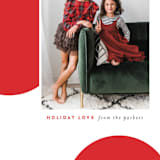 "holidots" - Retired Holiday Cards in Ruby by Sara Hicks Malone - Close-Up