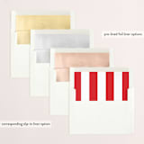 "holidots" - Retired Holiday Cards in Ruby by Sara Hicks Malone - Envelope Liners