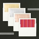 "Oh! What Fun" - Retired Holiday Cards in Cranberry by Ann Gardner - Envelope Liners