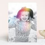 "Merry And Light" - Retired Holiday Cards in Rainbow by Maria Hilas-Louie - Front