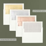 "Martha's Vineyard" - Retired Holiday Cards in Midnight by Design Lotus - Envelope Liners