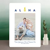 "aloha kalikimaka" - Retired Holiday Cards in Navy by Lori James - Front