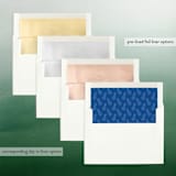 "aloha kalikimaka" - Retired Holiday Cards in Navy by Lori James - Envelope Liners