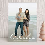 "Aloha Hawaii" - Retired Holiday Cards in White by Pine Street Creative - Front