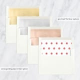 "Joyful Note" - Retired Holiday Cards in Berry by Lea Velasquez - Envelope Liners