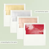 "Inspire" - Retired Holiday Cards in Crimson by Carrie ONeal - Envelope Liners