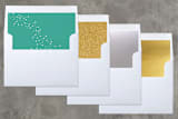 "Wishing You a Magical Christmas" - Retired Holiday Cards in Snow by Laura Hamm - Envelope Liners