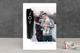"A Brush of Joy" - Retired Holiday Cards in Noir by The Carillos - Front