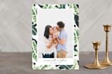 "Tropical Wishes" - Retired Holiday Cards in Palm Green by Haley Warner - Front
