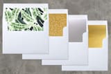 "Tropical Wishes" - Retired Holiday Cards in Palm Green by Haley Warner - Envelope Liners