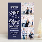 "No Regrets" - Retired Holiday Cards in Indigo by Olivia Raufman - Front