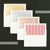 "Spot of Joy" - Retired Holiday Cards in Poppy by Christie Kelly - Envelope Liners