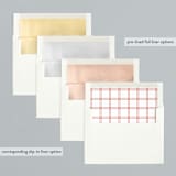 "double joy" - Retired Holiday Cards in Snowflake by Annie Holmquist - Envelope Liners