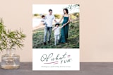 "Oh So Much Fun" - Retired Holiday Cards in Hunter by Meg Gleason - Front