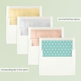 "Softly Scripted" - Retired Holiday Cards in Glacier by Jessica Williams - Envelope Liners