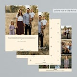 "Persnickety" - Retired Holiday Cards in Vanilla by Snow and Ivy - Back of Card