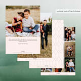 "Spread Peace" - Retired Holiday Cards in Blush by Jessica Maslyn - Back of Card