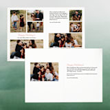 "Spread Peace" - Retired Holiday Cards in Blush by Jessica Maslyn - Interior Options