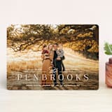 "Our Family" - Retired Holiday Cards in Snow by Lauren Chism - Front