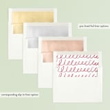 "Snowy Love and Joy" - Retired Holiday Cards in Snow by Melanie Severin - Envelope Liners