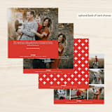 "Love, Us" - Retired Holiday Cards in Santa's Suit by Up Up Creative - Back of Card