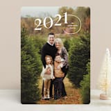 "Stairstep" - Retired Holiday Cards in Snow by Lauren Chism - Front