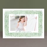 "Delicate Frame" - Retired Holiday Cards in Evergreen by Lori Wemple - Front