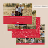 "Delightful Trio" - Retired Holiday Cards in Cherry by Hooray Creative - Back of Card