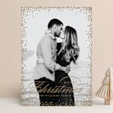 "Glimmery" - Retired Holiday Cards in Mocha by Design Lotus - Front