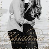 "Glimmery" - Retired Holiday Cards in Mocha by Design Lotus - Close-Up