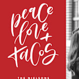 "Because Tacos" - Retired Holiday Cards in Pico De Gallo by Erin L. Wilson - Close-Up