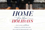 "Home for the Holidays" - Retired Holiday Cards in Midnight by Loree Mayer - Close-Up
