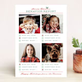 "Behavior Report" - Retired Holiday Cards in Snow by curiouszhi - Front