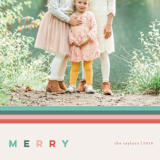 "Merry Stripes" - Retired Holiday Cards in Mint by Denise Malacrea - Close-Up