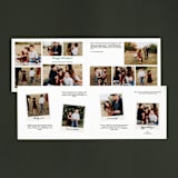 "Tribal Holiday" - Retired Holiday Cards in Shamrock by Iba Aziz - Interior Options