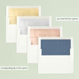 "Peace Hope Justice" - Retired Holiday Cards in Snow by June Letters Studio - Envelope Liners